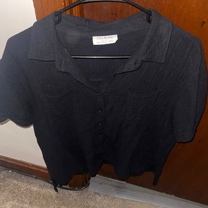 Jolie and Joy Black Shirt